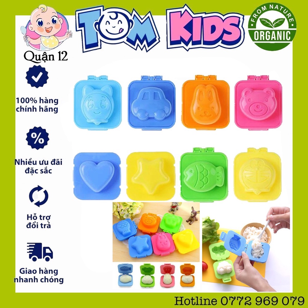 Set Khuôn BenTo Làm Cơm ( Nội Địa Nhật )