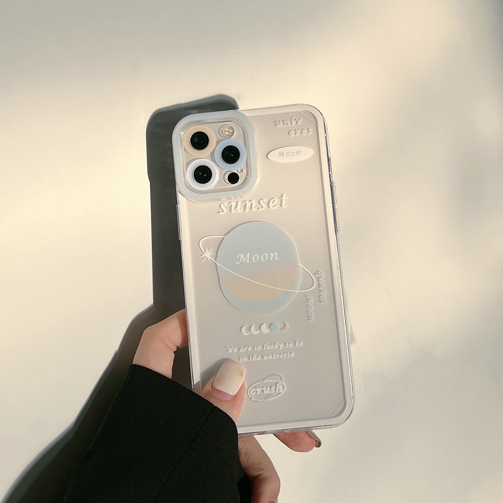 Ốp điện thoại TPU họa tiết hành tinh cho iPhone 11 Pro Max X Xr Xs Max 7 8+ Se 2020 12 pro max 12 mini 13 pro max | BigBuy360 - bigbuy360.vn