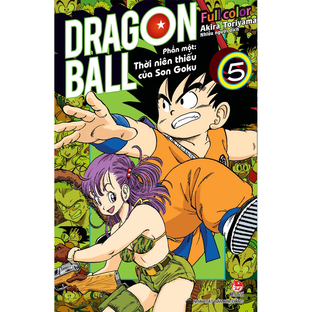 Truyện tranh Dragon Ball Full Color - Trọn Bộ Phần 1 - Full 8 tập - NXB Kim Đồng - 7 viên ngọc rồng