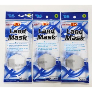 Khẩu trang Hàn Quốc 3D Land Mask (thùng)