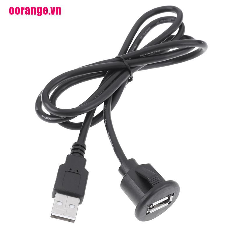 Dây Cáp Nối Dài 1m Cổng Usb 2.0 Cho Xe Hơi
