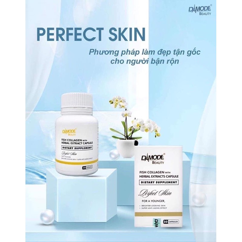 [Hàng Chính Hãng] Viên Trắng Da, Collagen, Chống lão hoá - PERFECT SKIN | BigBuy360 - bigbuy360.vn