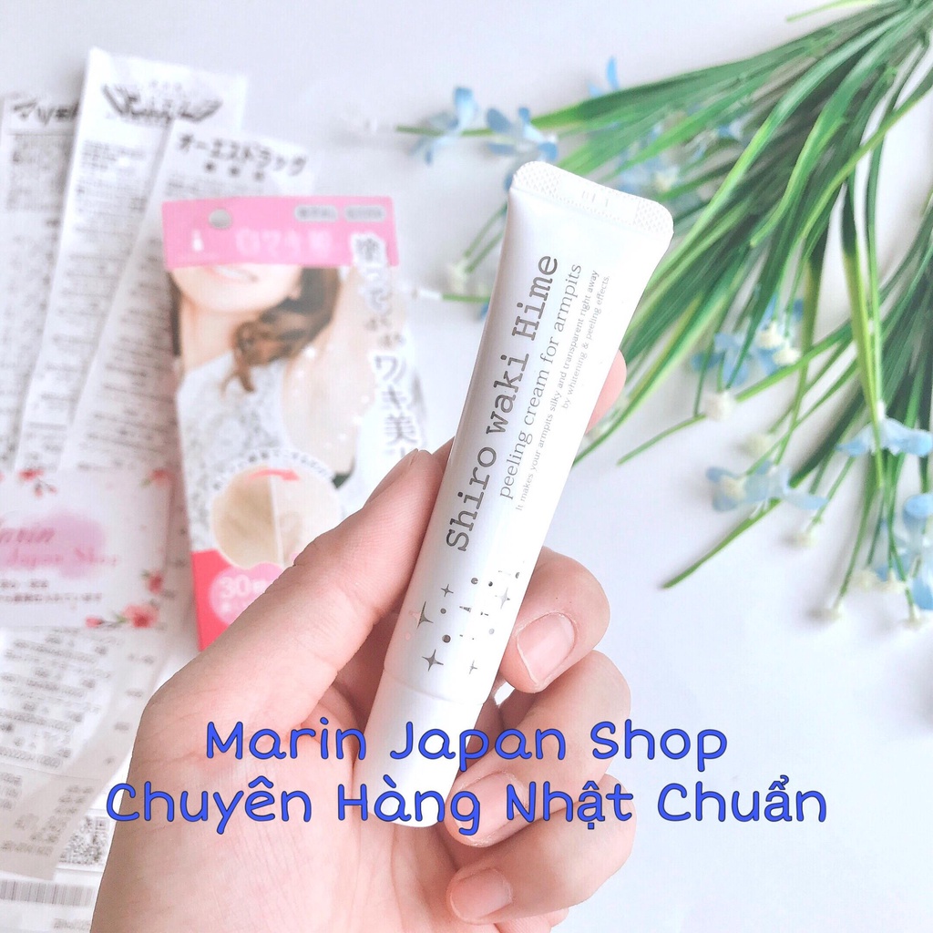 (Chuẩn Nhật) Gel tẩy tế bào da chết chuyên vùng nách giúp giảm thâm, trắng da waki hime Nhật Bản