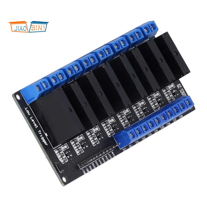 Rơ Le Trạng Thái Rắn 8 Kênh HY-M281 Kèm Cầu Chì 5V