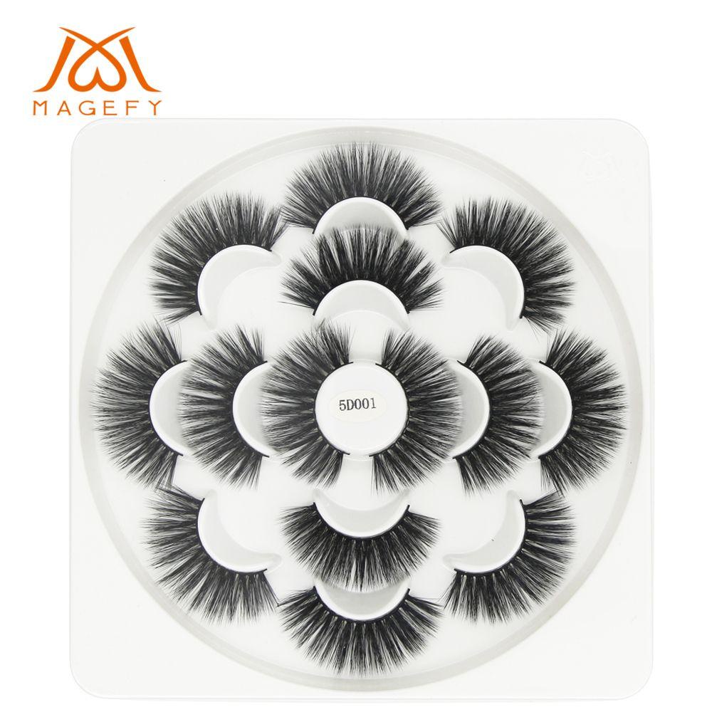 Bộ 7 Cặp Lông Mi Giả Đẹp Mắt Kèm Nhíp Gắp Tiện Dụng