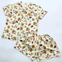 Combo Pijama vải thô lụa, kate thái