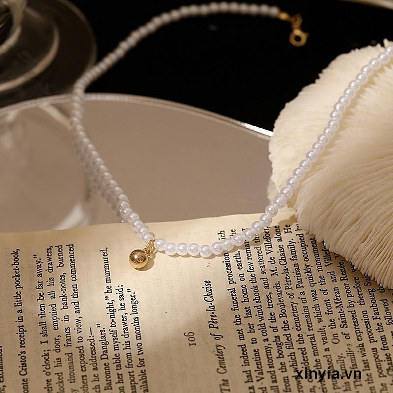 Vòng cổ Mặt Ngọc Trai Thời Trang Thanh Lịch Dành Cho Nữ