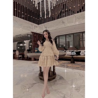 Váy ren xoè🔥Tay bồng🔥