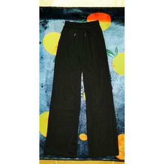 Quần đen ống suông lưng thun! (Ảnh thật 100% shop tự chụp)