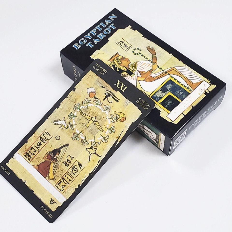 78pcs Egyptian Tarot of Wirth Tarot Cards Oracle Cards for Divination Fate Tarot Card Oracle Card