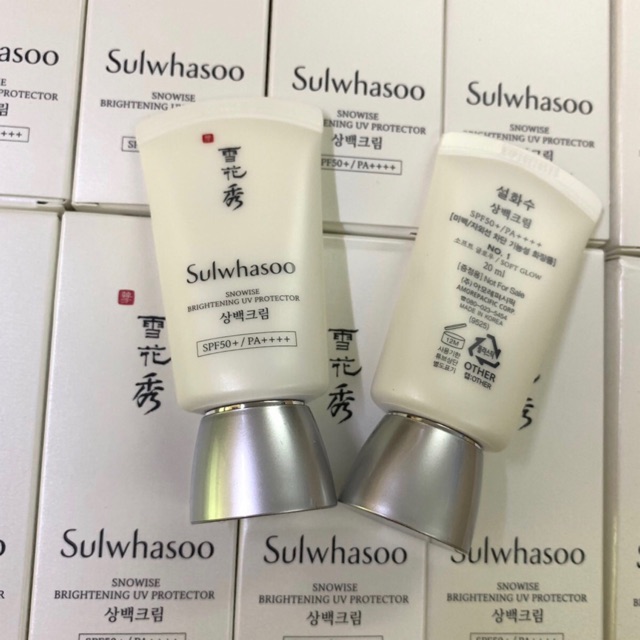 Kem Chống Nắng SULWHASOO Snowise Brightening UV Protector SPF50+/PA++++ 20ml