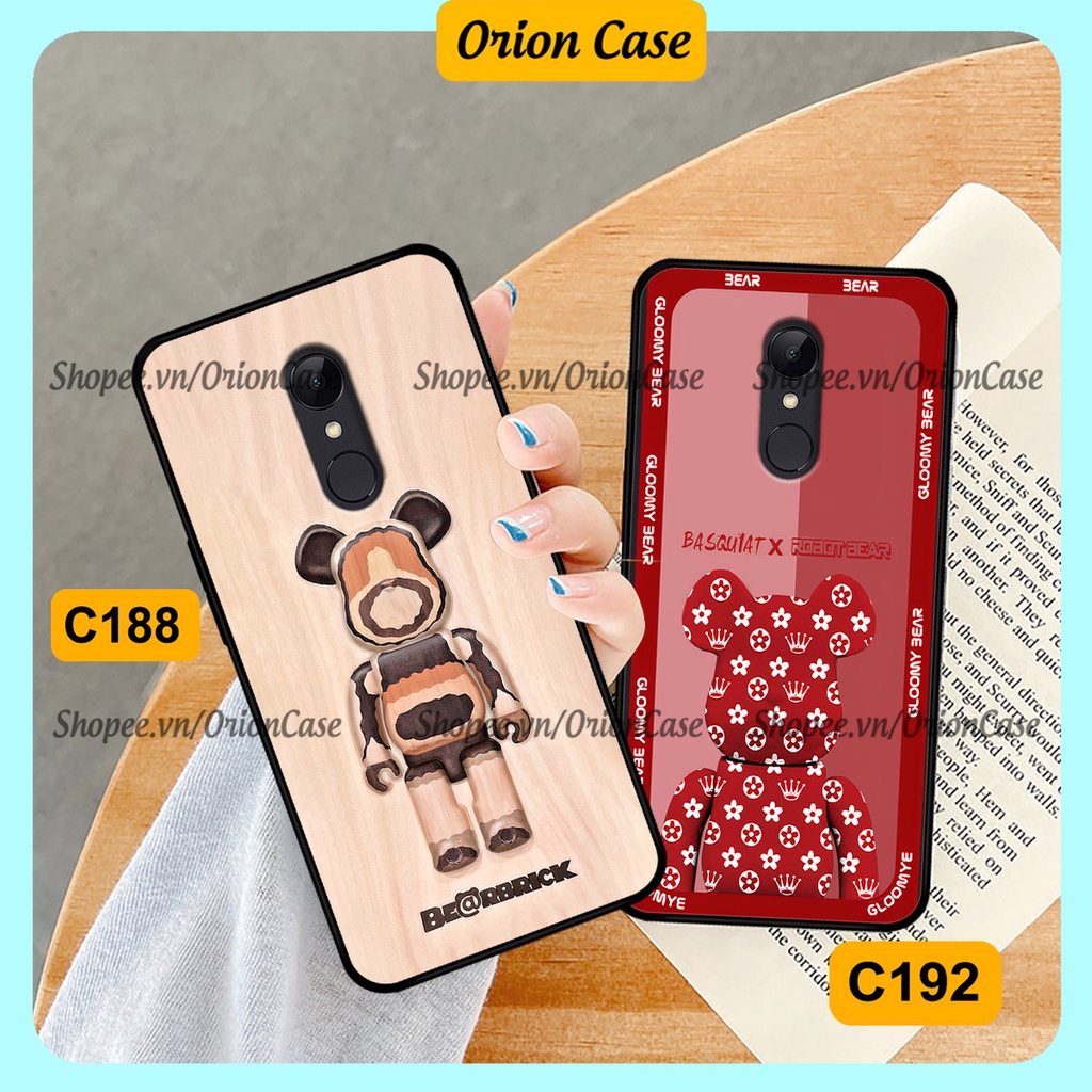Ốp lưng Xiaomi Redmi Note 4/ Note 4x / Redmi 5 Plus in hình bearbrick 3D thời trang, cá tính. ốp chống sốc, bền đẹp
