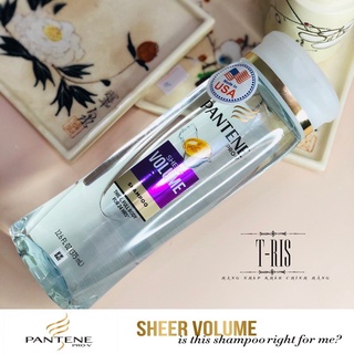 Dầu gội Pantene Sheer Volume 375ml USA