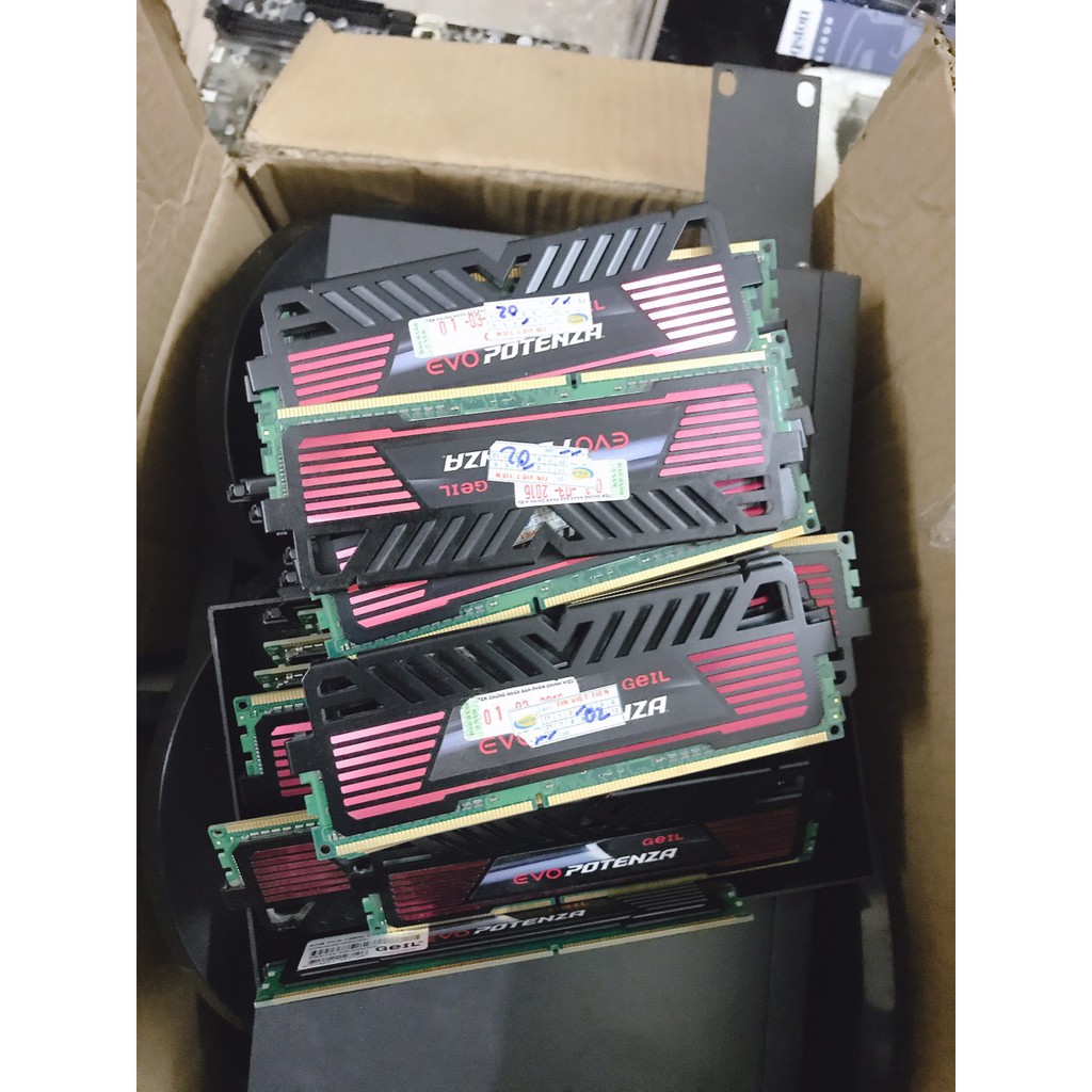 Ram GEIL Potenza/ GSKILL RIPJAWS 4GB DDR3 1600MHz tản thép