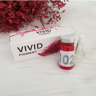 Mực phun môi Châu Âu Bella Vivid 102  - Màu đỏ tươi