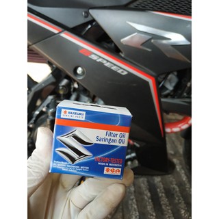 (Tặng kèm khi thay nhớt) Lọc nhớt Suzuki chính hãng dùng cho Raider, Satria, GSX, ...