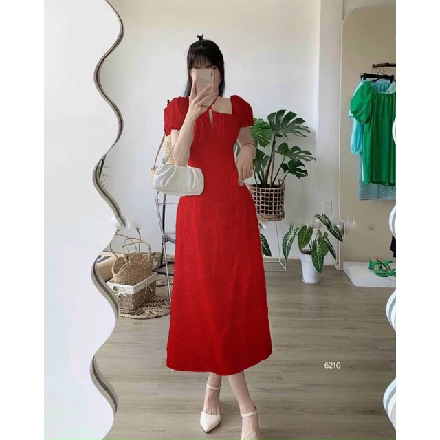 Đầm maxi đi biển