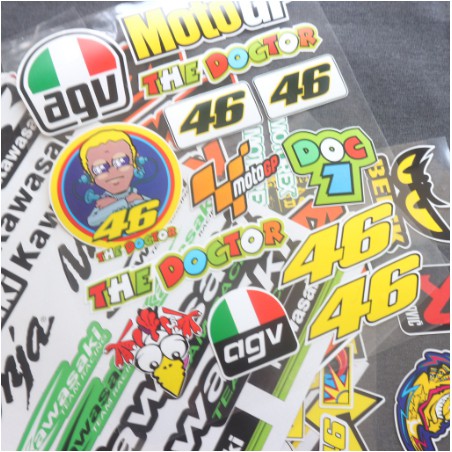 BỘ TEM LOGO TRANG TRÍ 46 NHIỀU KIỂU TRANG TRÍ XE BẮT MẮT