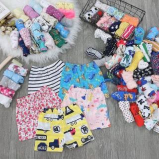 Combo 10 quần đùi bozip mềm-đẹp cho bé