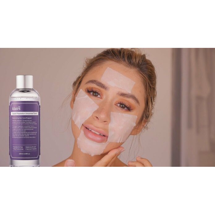[Mã FMCGMALL -8% đơn 250K] Nước Hoa Hồng Dành Cho Da Nhạy Cảm Dear, Klairs Supple Preparation Toner 180ml | BigBuy360 - bigbuy360.vn