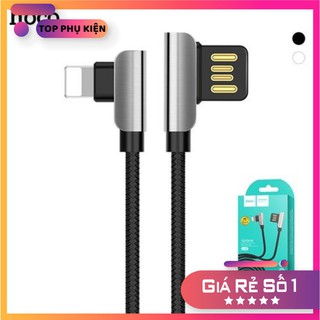 Cáp sạc chữ L Lightning iPhone Micro USB Type C 1,2m hỗ trợ sạc nhanh truyền dữ liệu HOCO U42