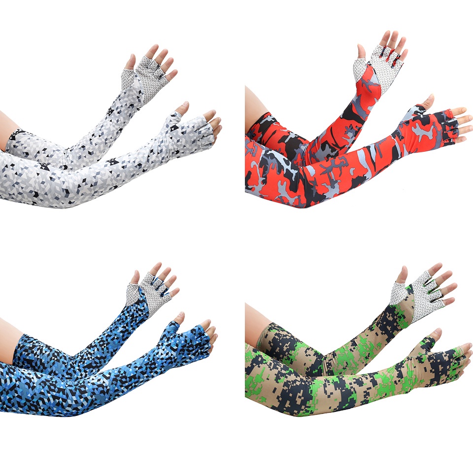 GTUBIKE 1 Cặp Tay Áo Chống Nắng Và Tia UV Thoáng Khí Bảo Vệ Tay Khi Chơi Thể Thao Cho Nam Và Nữ