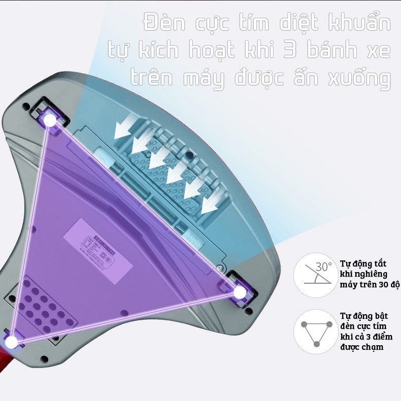 Máy Hút Bụi Giường Đệm Có Đèn UV Diệt Khuẩn - Máy Hút Bụi Nệm Gối - Avita