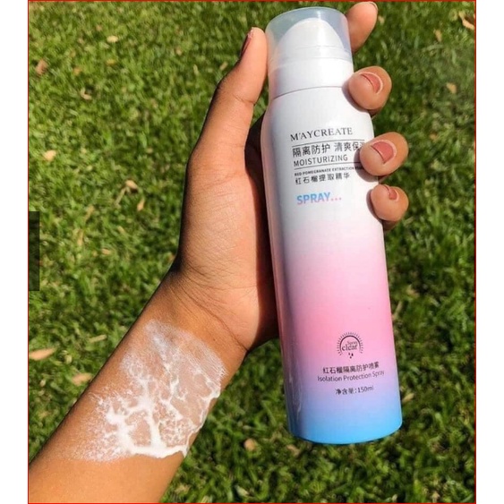 Xịt Chống Nắng Trắng Da MayCreata 150ml
