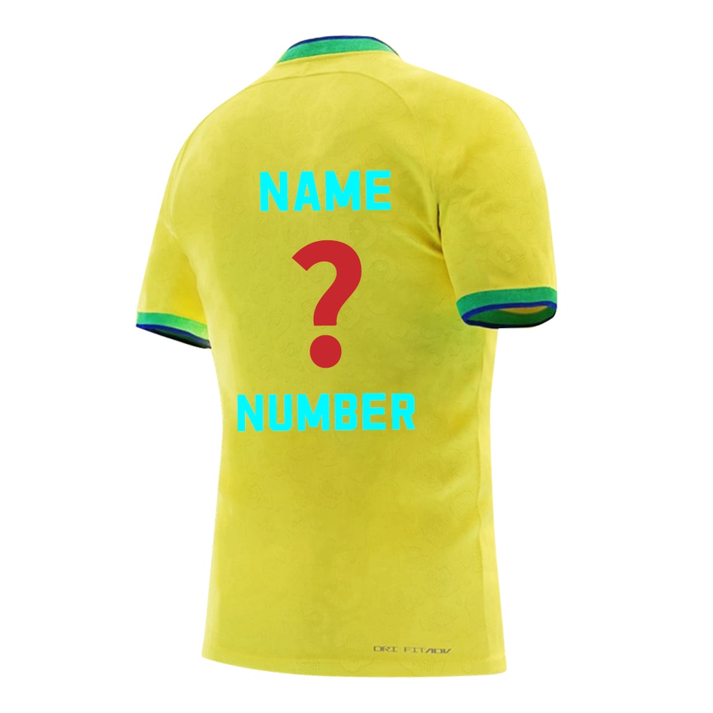 Bộ Đồ Thể Thao Sân Nhà Brazil 22-23 [Phiên Bản Bóng Đá * Hàng Có Sẵn * s-2xl