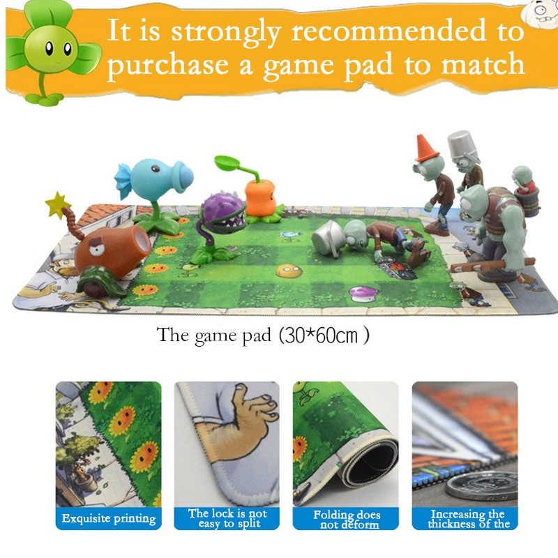 Thảm lót chuột in hình game Plants vs. Zombies cao cấp