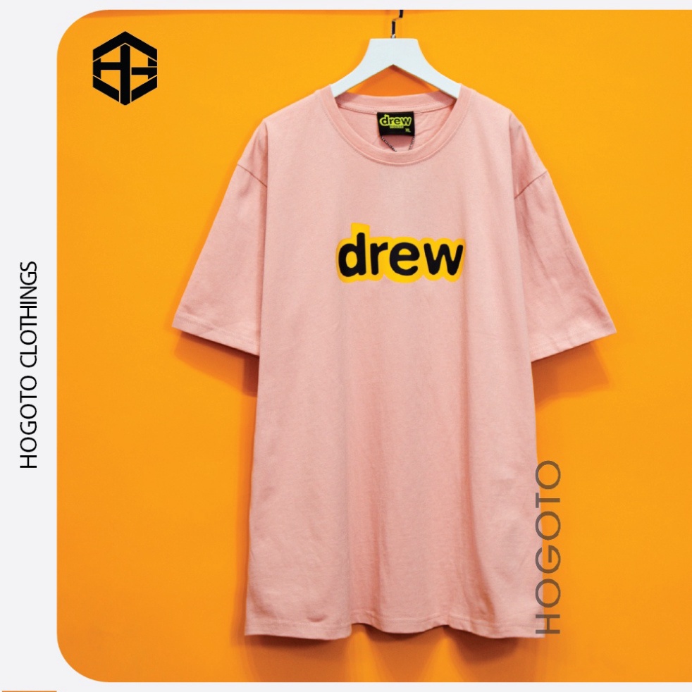 Áo thun tay lỡ DREW Full tag MABU shop , Áo thun unisex nam nữ form rộng oversize chất liệu Cotton | BigBuy360 - bigbuy360.vn