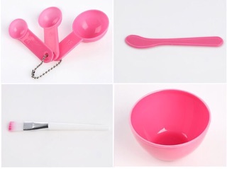 Bộ Dụng Cụ Trộn Mặt Nạ 4 món