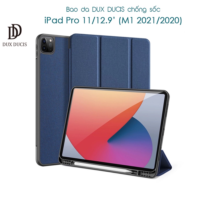 Bao da DUX DUCIS cho iPad Pro 12.9 inch-Mặt lưng TPU mềm thumbnail