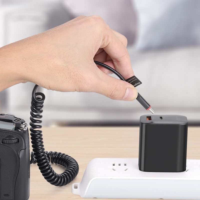 Cáp Nguồn Camera IWO Type-C/USB-C to EN EL15 D7100 D800 D810 D7200 D7000 D750