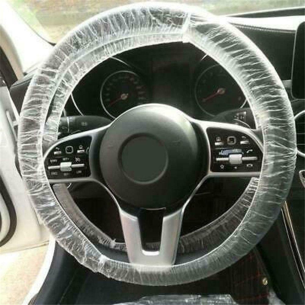 Set 100 Vỏ Bọc Vô Lăng Xe Hơi Chất Liệu Co Giãn Chất Lượng Cao