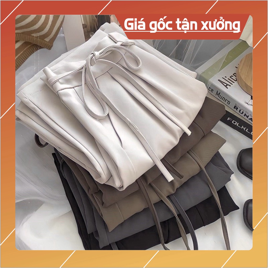 Quần Ống Rộng Cạp Cao Phong Cách Hàn Quốc Dáng Mới_003