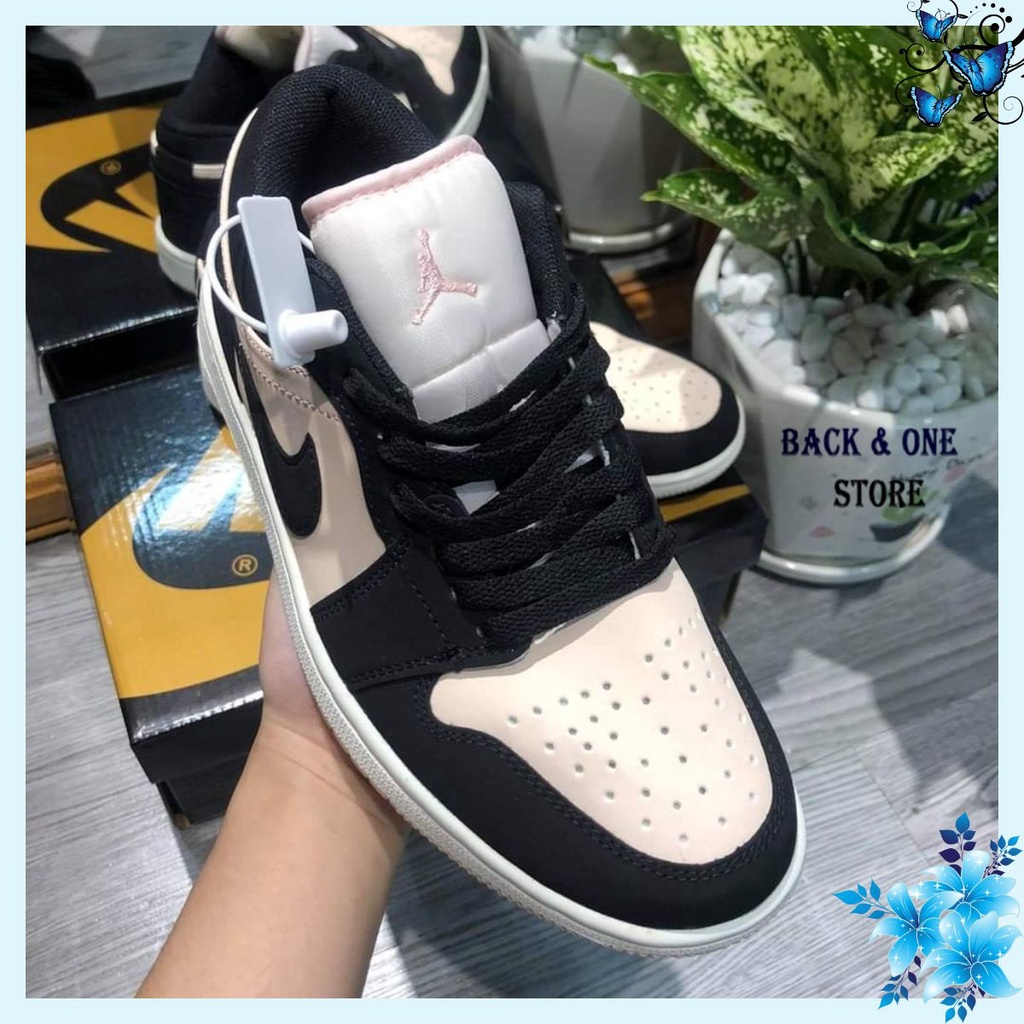 Giày Jordan Cổ Thấp, Giày JD1 Hồng Đen Low Hàng Cao Cấp Full Box + Bill | BigBuy360 - bigbuy360.vn