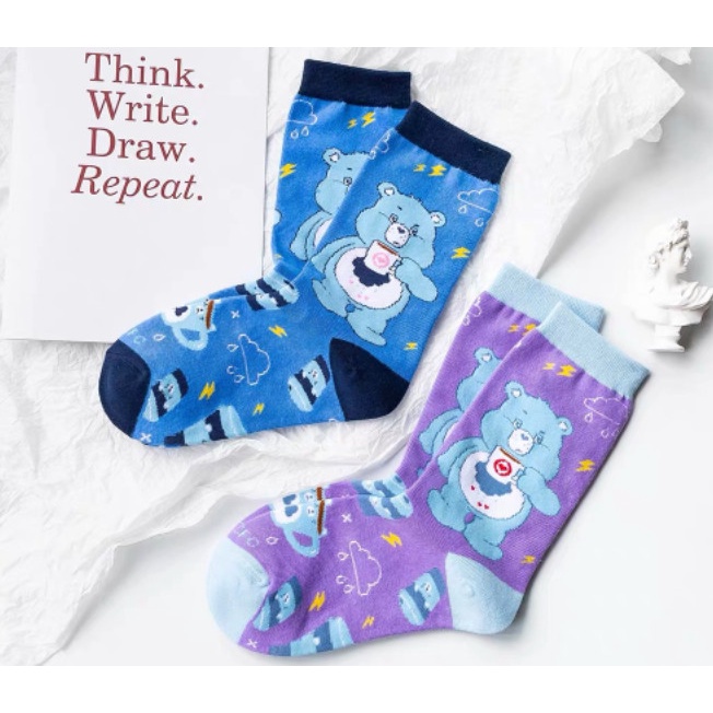 Vớ Tất hình Gấu cao cổ Nam Nữ phong cách trẻ trung, năng động.