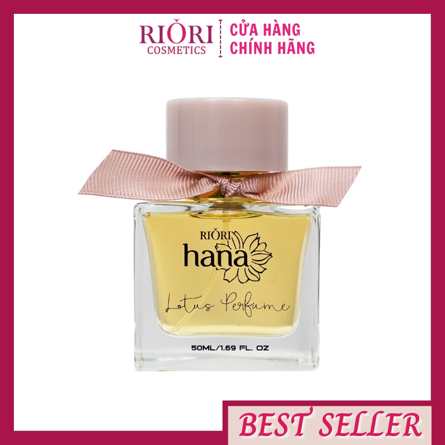 Nước Hoa Pháp Hương Quyến Rũ Sang Trọng Cổ Điển RIORI HANA LOTUS PERFUME 50ml