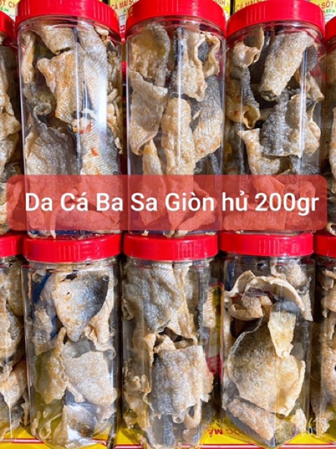Da Cá BaSa Giòn ( ăn liền ) là món ăn yêu thích của Shop Đặc Sản Biển Phan Thiết NGỌC DŨNG; Hộp 200 gram. HSD 12 tháng