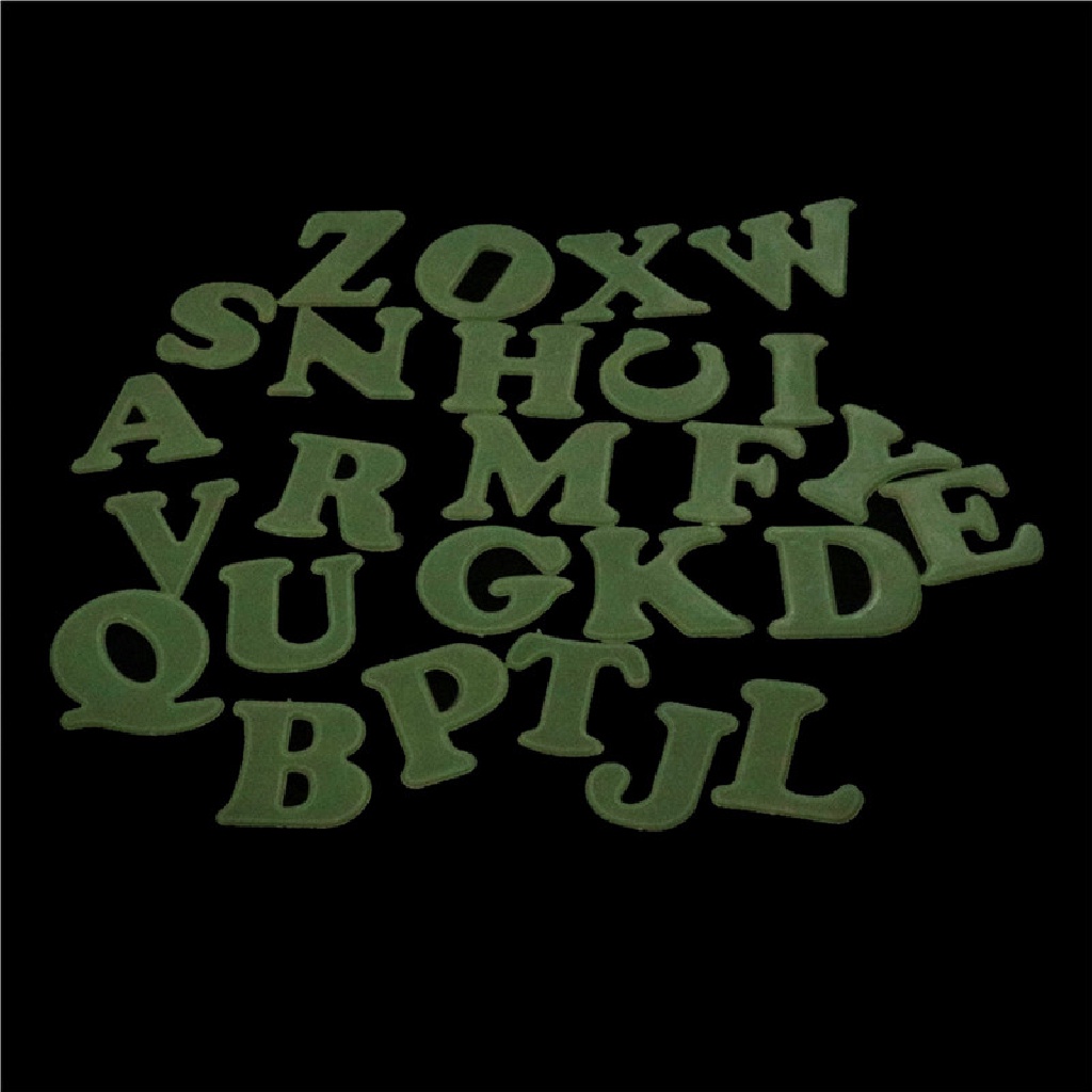 Bộ 26 Chữ Cái Dạ Quang Dán Trang Trí Phòng Ngủ Cho Bé