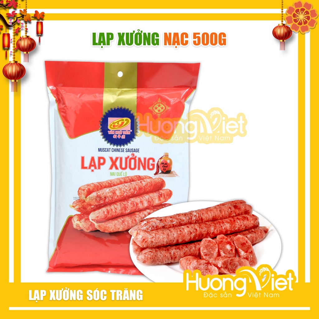 Đặc sản lạp xưởng Sóc Trăng Tân Huê Viên chính hãng hương vị gia truyền thơm ngon đậm đà vị Mai Quế Lộ