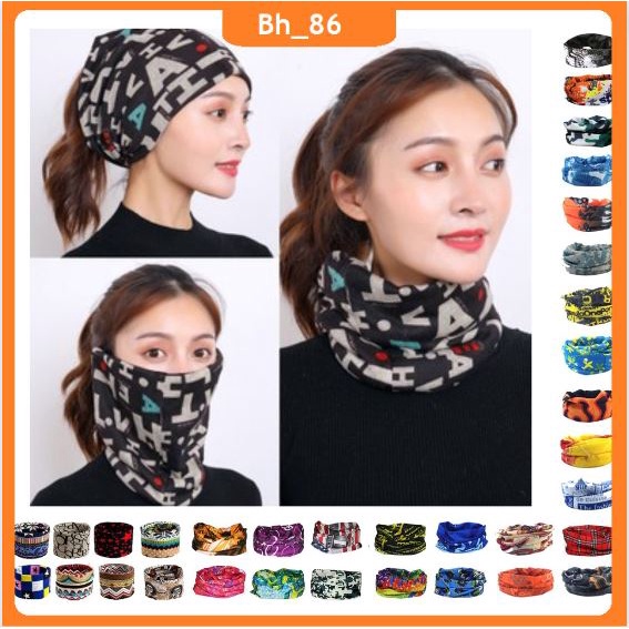 Khăn Đa Năng Chống Nắng, Khăn Ống Đa Chống Bụi Đi Phượt
