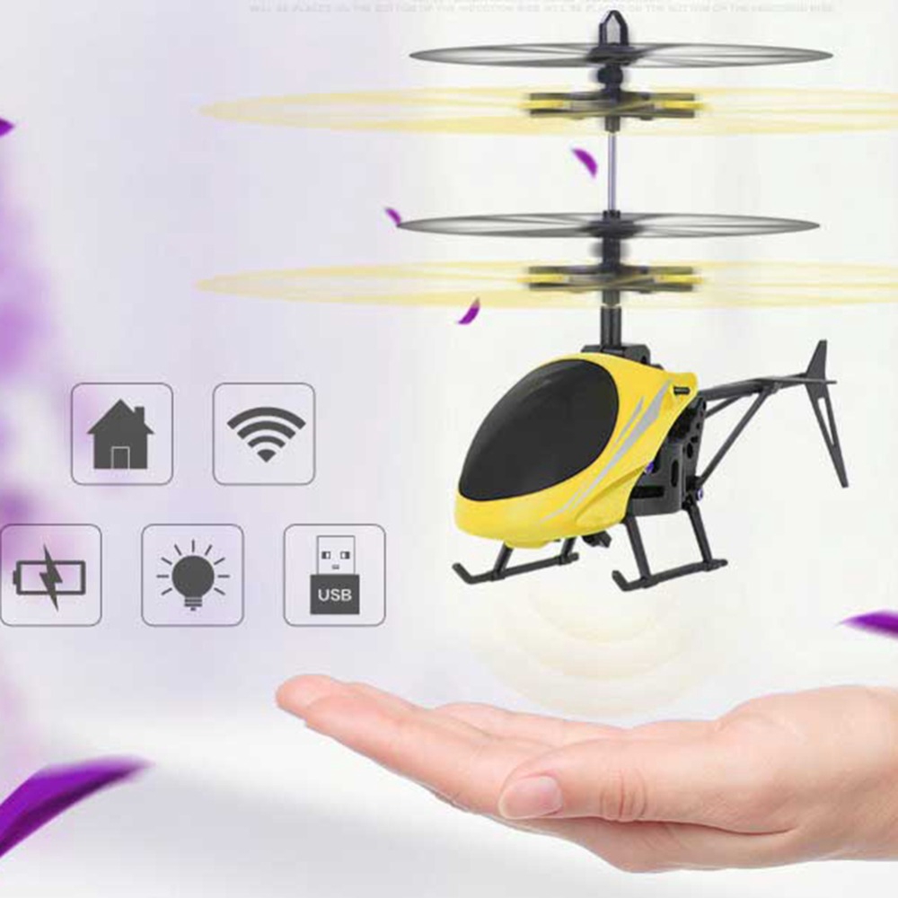 Máy bay trực thăng cảm ứng hồng ngoại đồ chơi cho bé