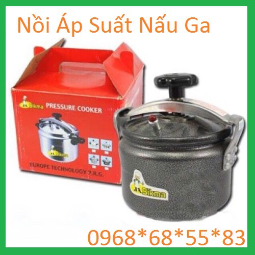 NỒI ÁP SUẤT NẤU GA CAO CẤP SIKMA 20CM