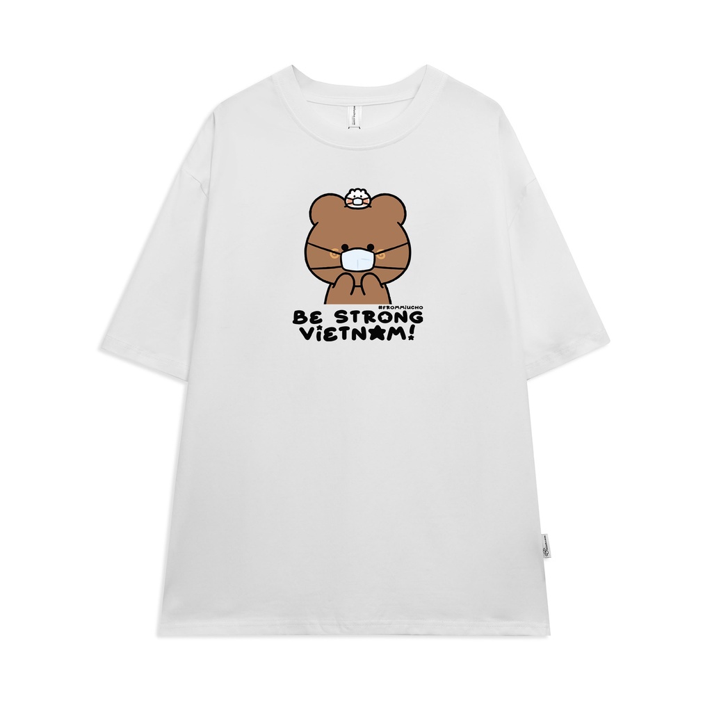 Áo phông nữ form rộng tay lỡ unisex đẹp chất vải cotton hàn quốc AT092 Miucho in hình