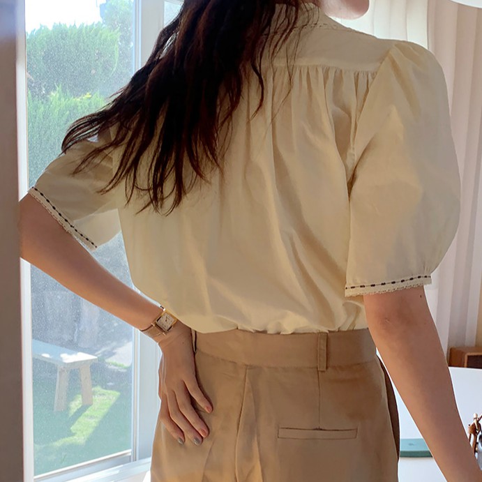 Áo Kiểu Tay Phồng 34507 Cho Nữ