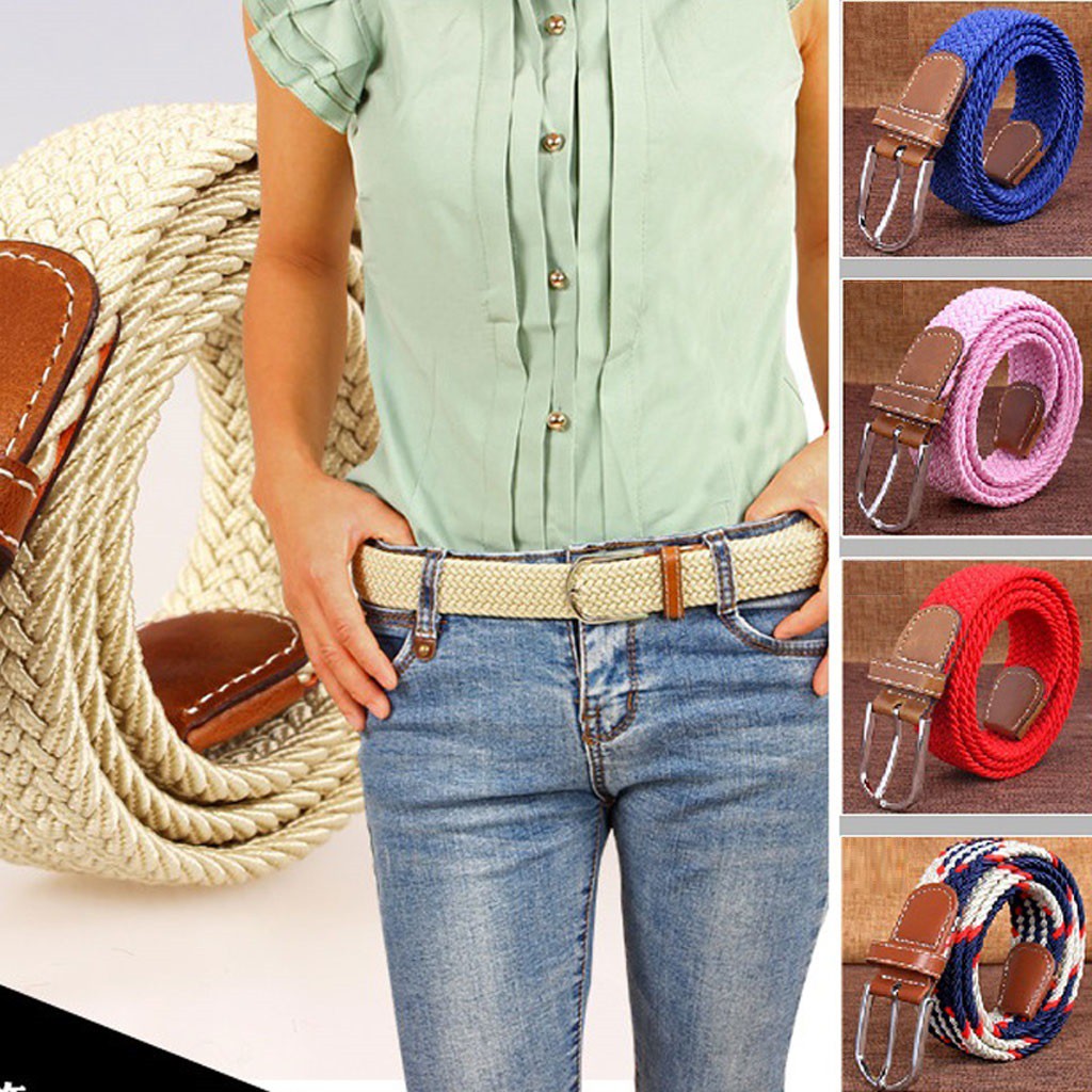 [Có Video] Thắt lưng nữ vải dù co giãn nhiều mầu siêu đẹp TN-001i