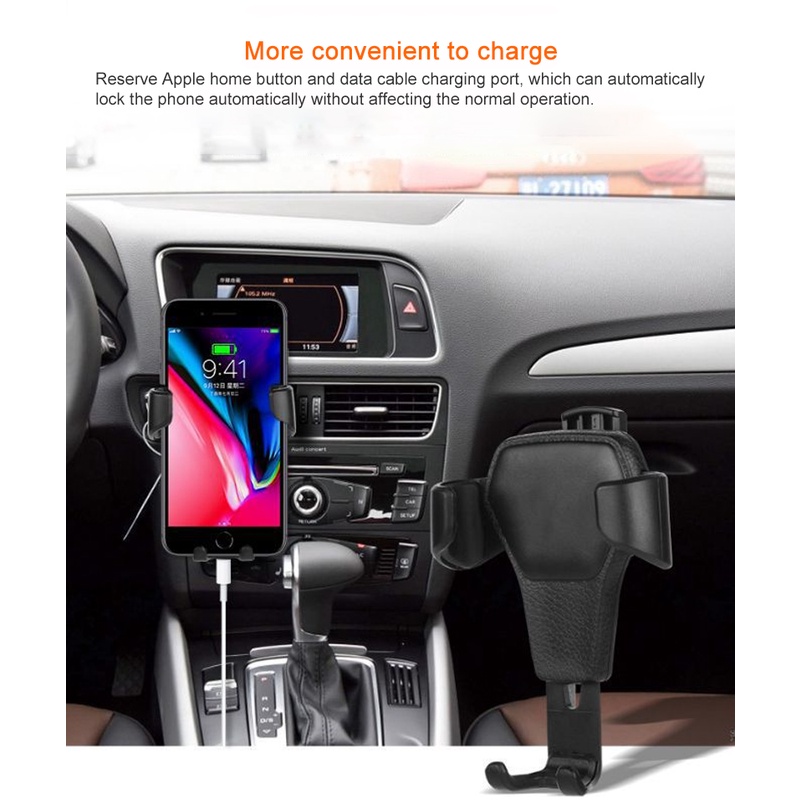 Giá đỡ điện thoại PECHAM gắn khe điều hòa xe ô tô có lỗ thoát khí | BigBuy360 - bigbuy360.vn