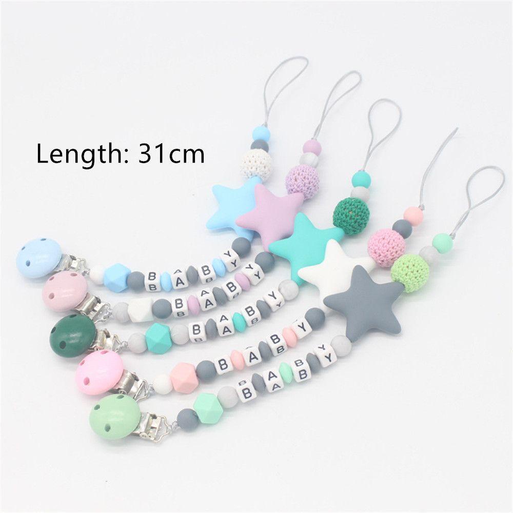 NIUYOU Dây Kẹp Núm Vú Giả Nhiều Màu Không Độc Hại Cho Bé